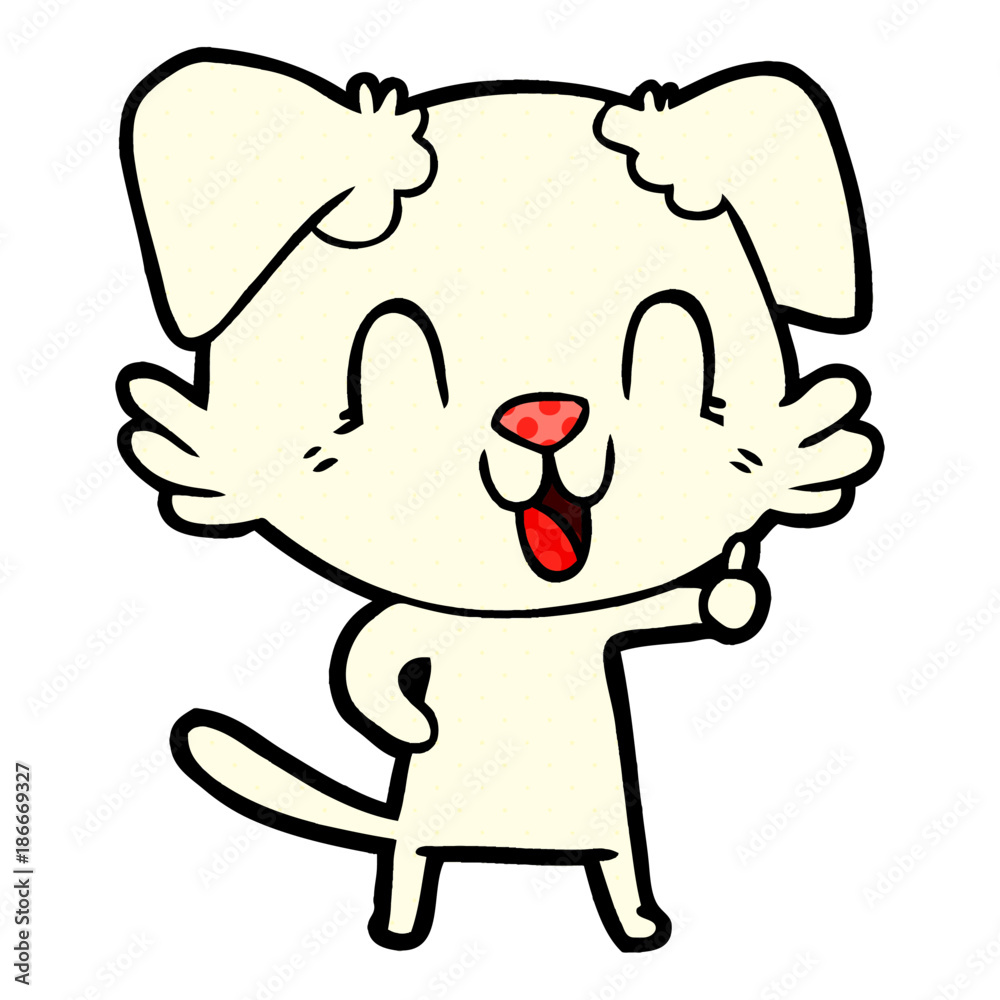 laughing cartoon dog laughing cartoon dog