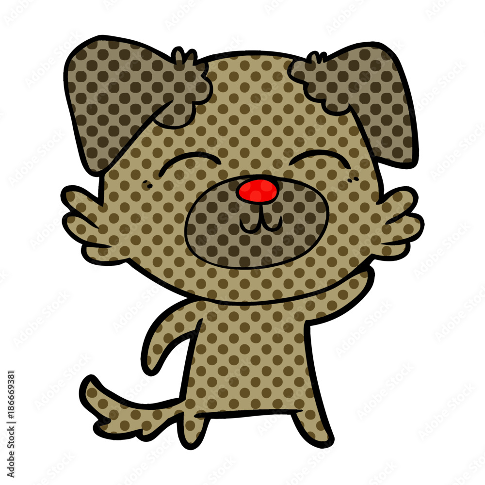 Fototapeta premium cartoon dog