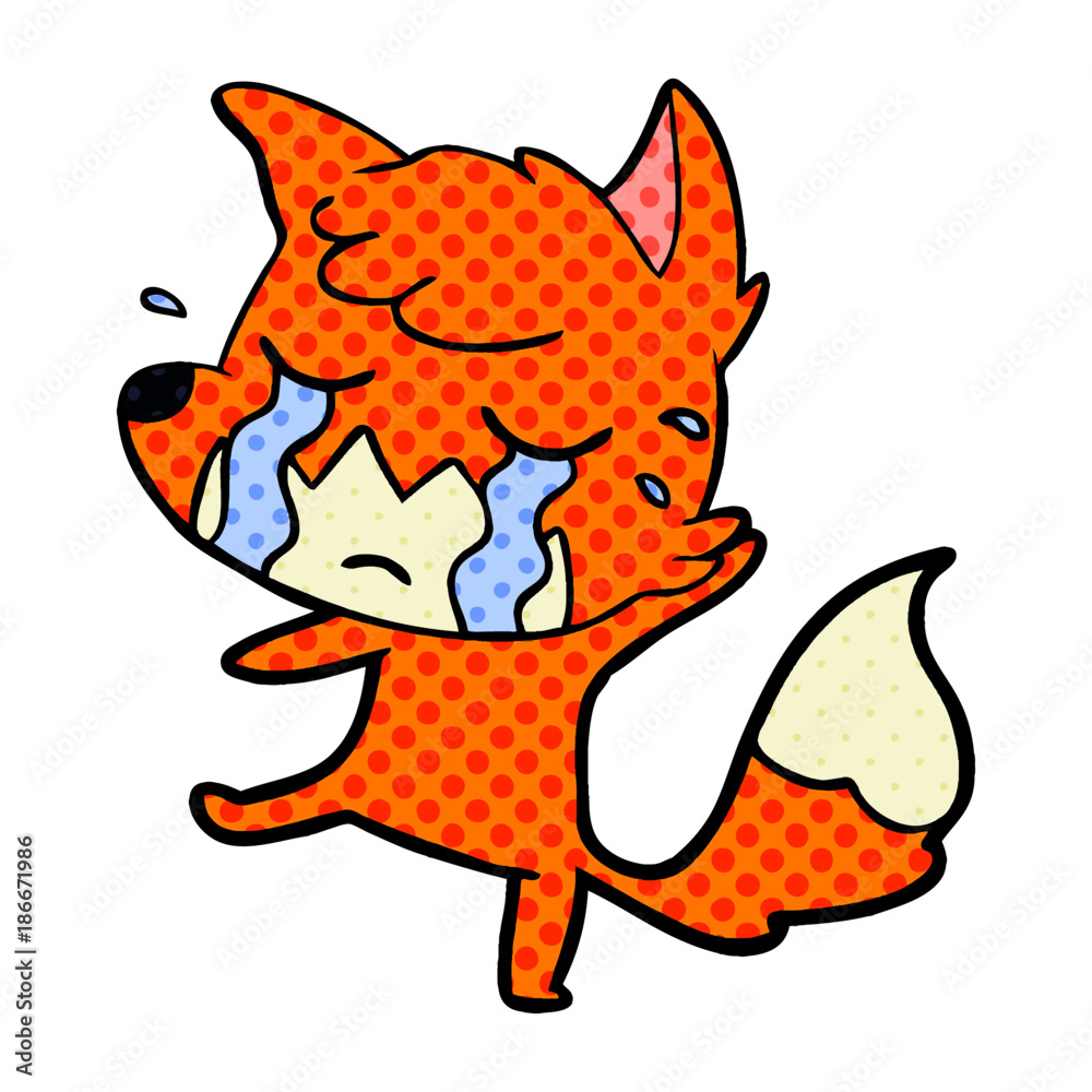 crying fox cartoon crying fox cartoon