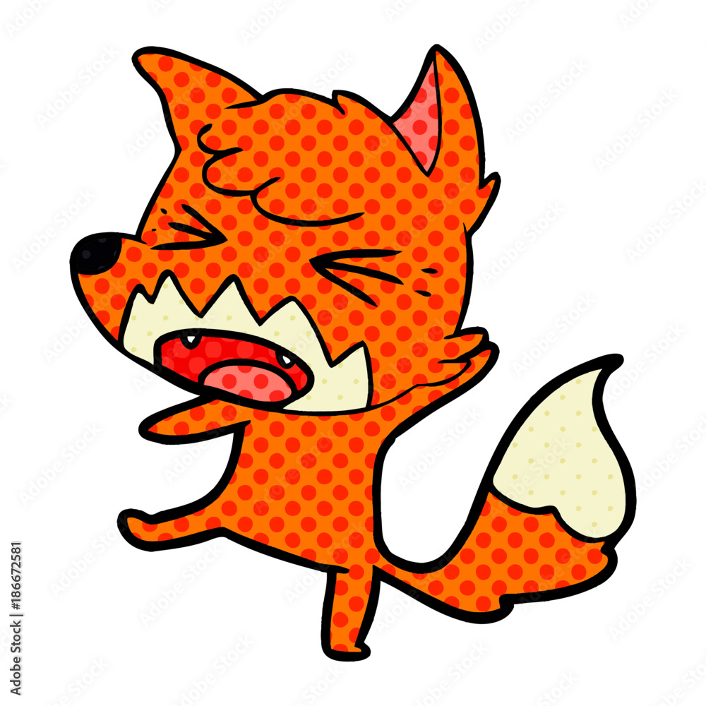 angry cartoon fox angry cartoon fox