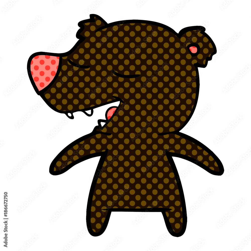 Obraz premium cartoon bear