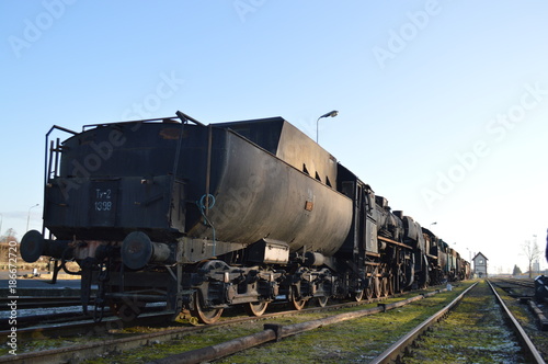 stara lokomotywa parowa