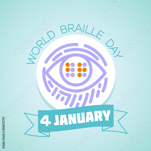 4 january  World Braille Day