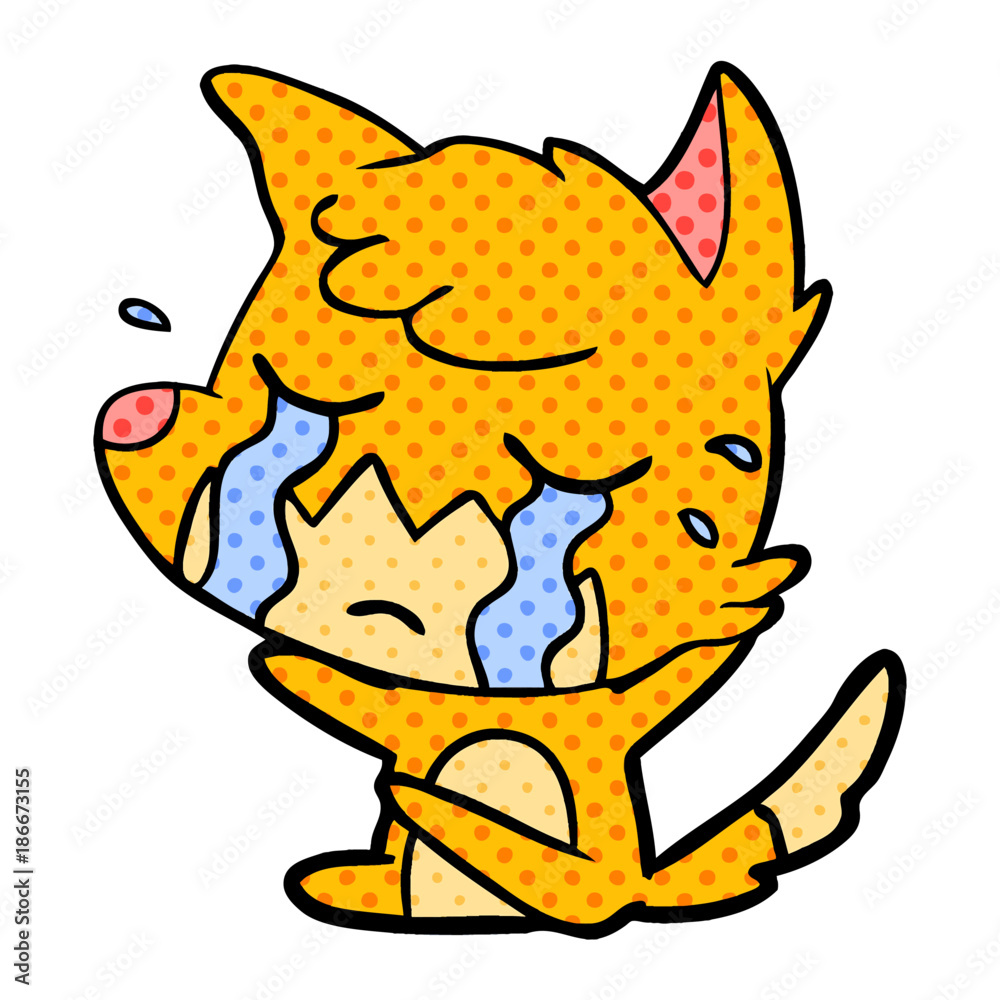 crying fox cartoon crying fox cartoon