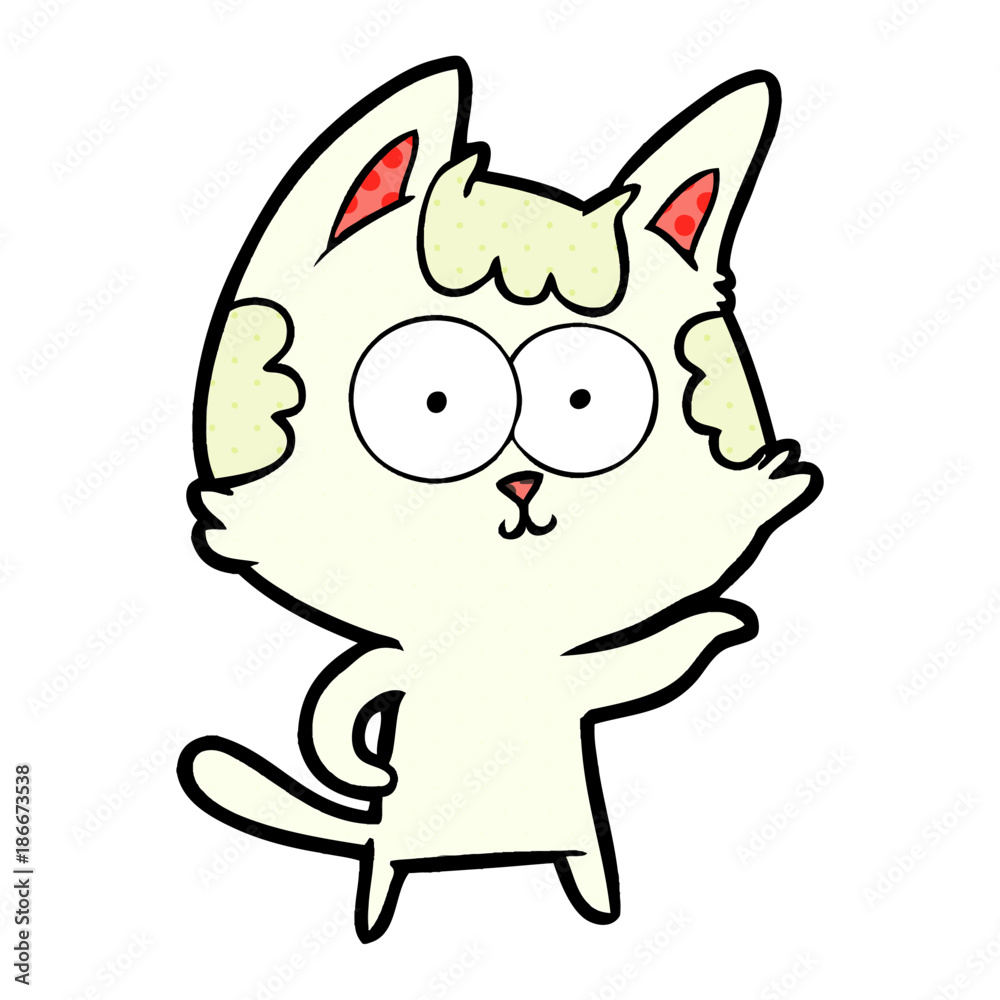 happy cartoon cat happy cartoon cat