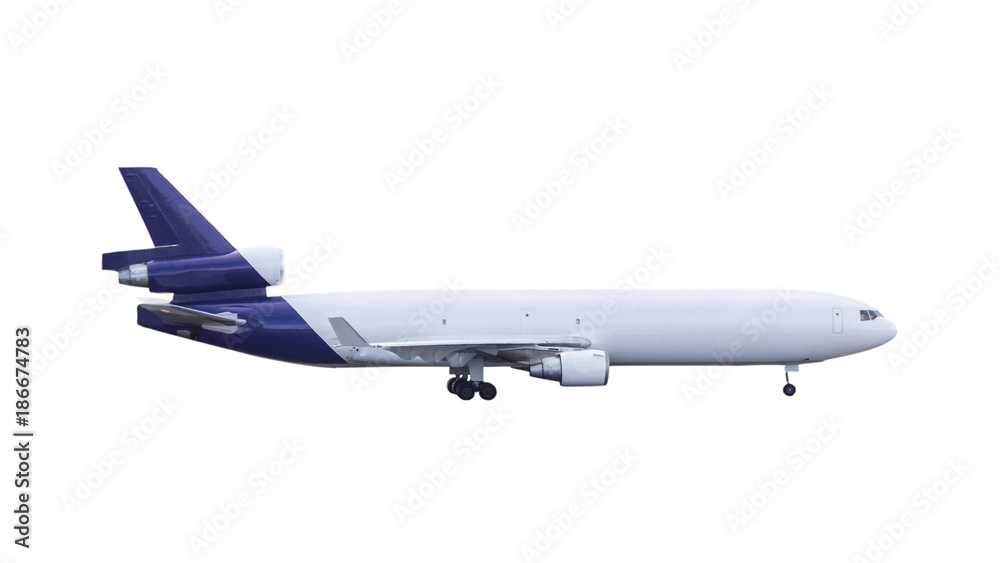 Airplane on isolated background 3