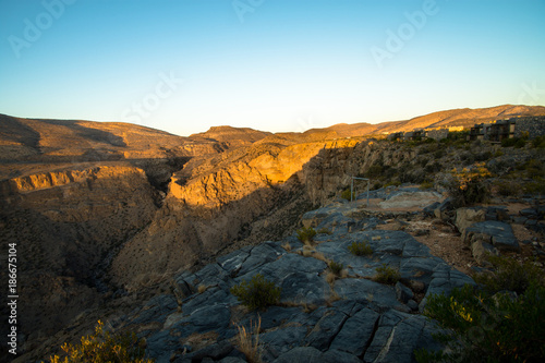 Oman Mountains at Jabal Akhdar in Al Hajar Mountains
