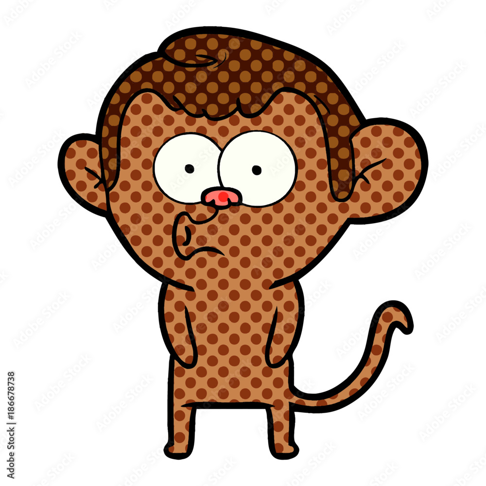 cartoon hooting monkey cartoon hooting monkey
