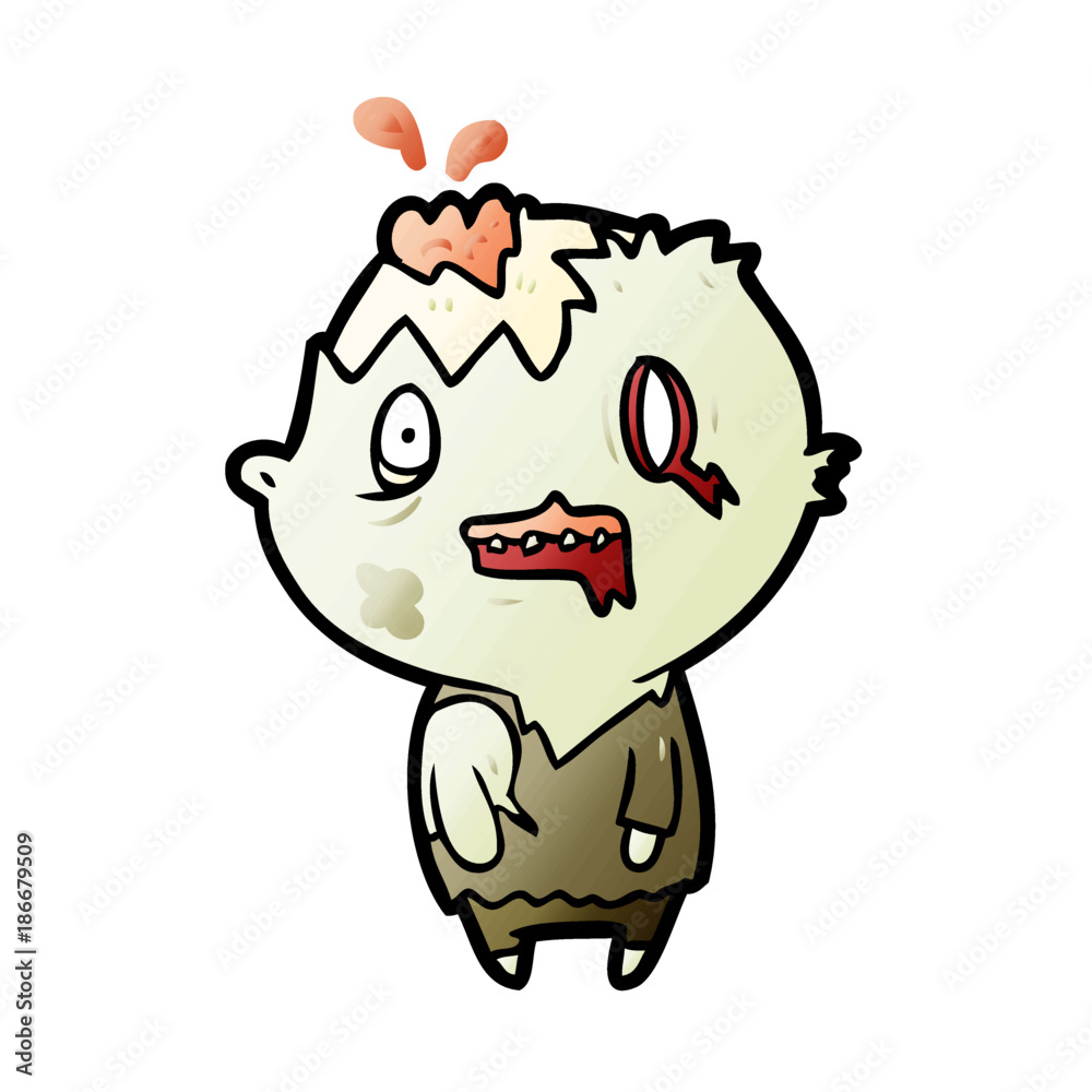 cartoon zombie cartoon zombie
