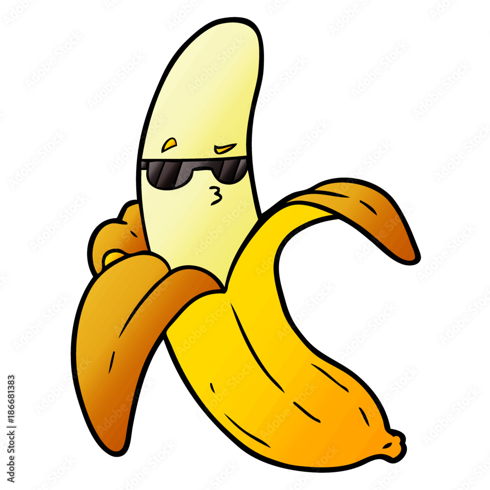 cartoon banana cartoon banana