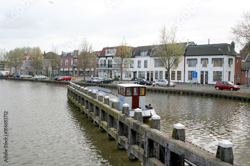 Obraz na płótnie Canal in purmerend w salonie