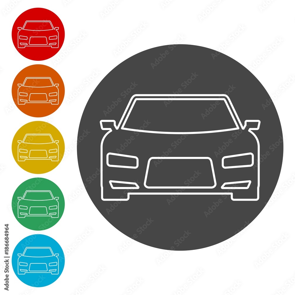 Car icon set Car icon set