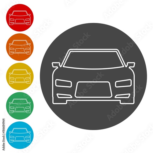 Car icon set