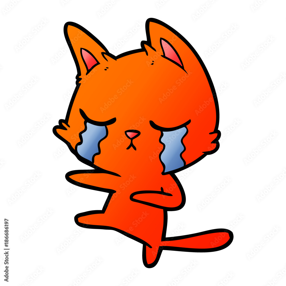 crying cartoon cat dancing crying cartoon cat dancing