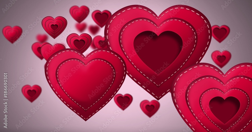 Stitched Valentines Heart