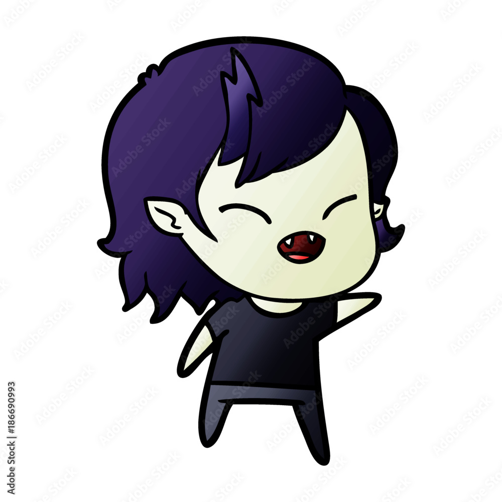 cartoon laughing vampire girl cartoon laughing vampire girl