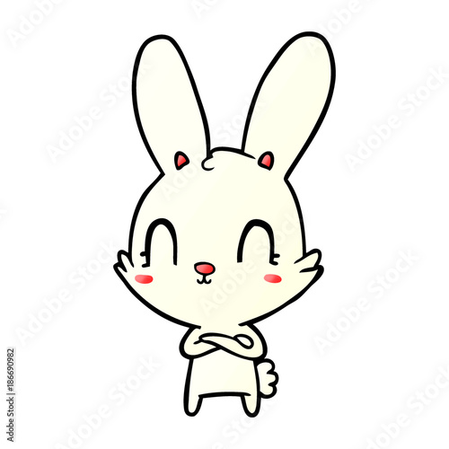 cute cartoon rabbit