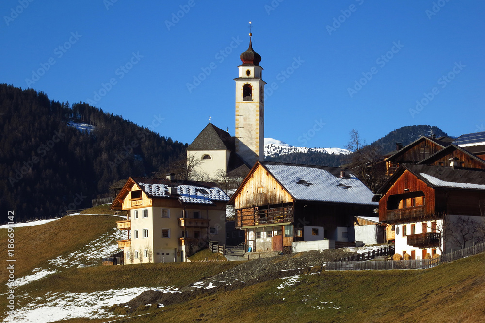 Enneberg in Südtirol, Pustertal, Italien