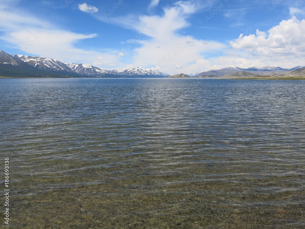 Mongolia - traditional lifestyle and landscape in west Mongolia