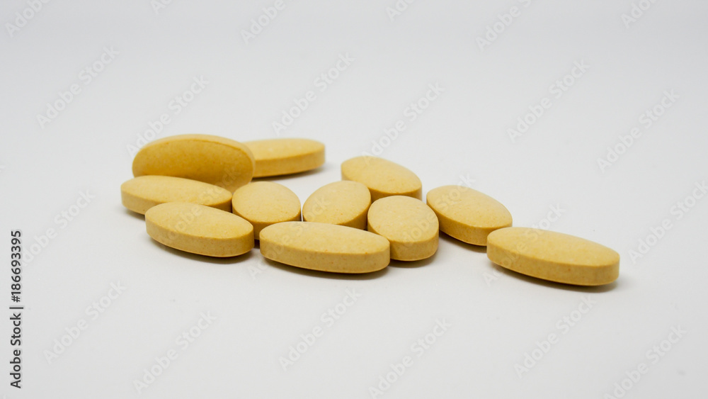 Brown drug with white background. Brown drug with white background.