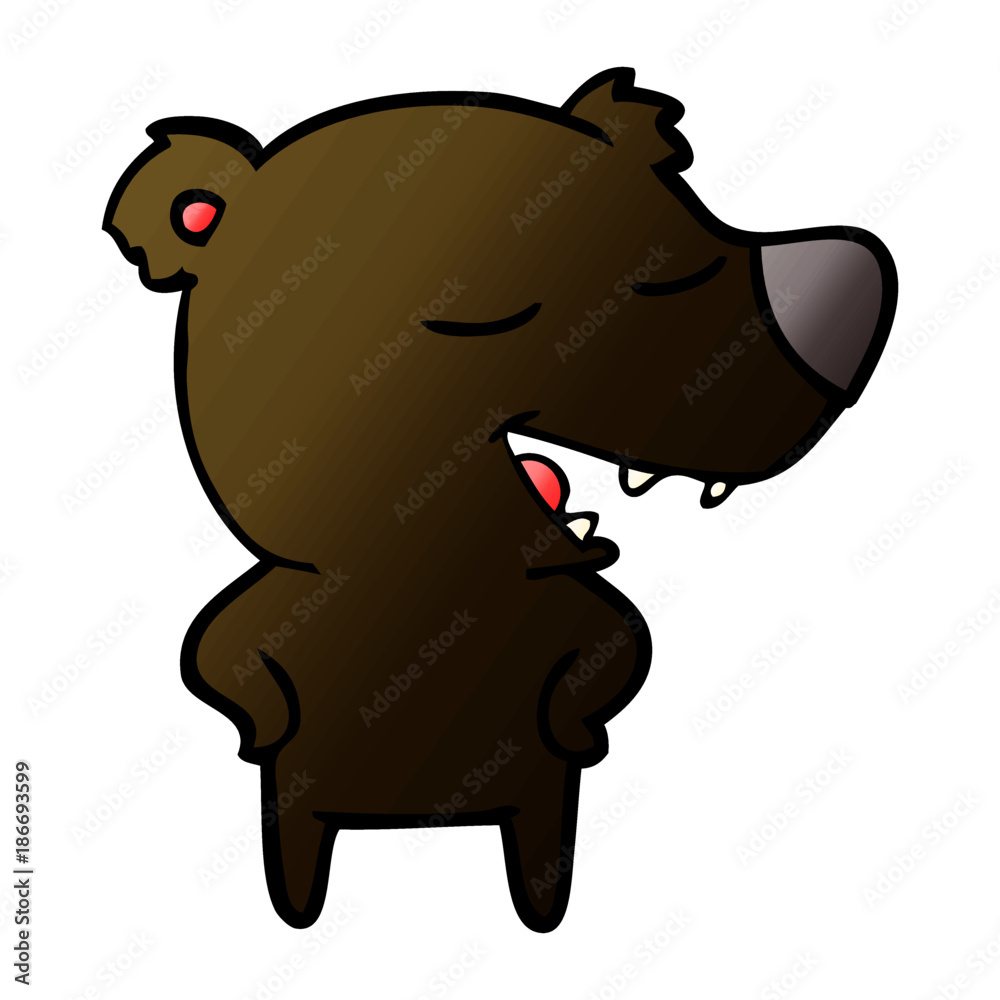 Fototapeta premium cartoon bear
