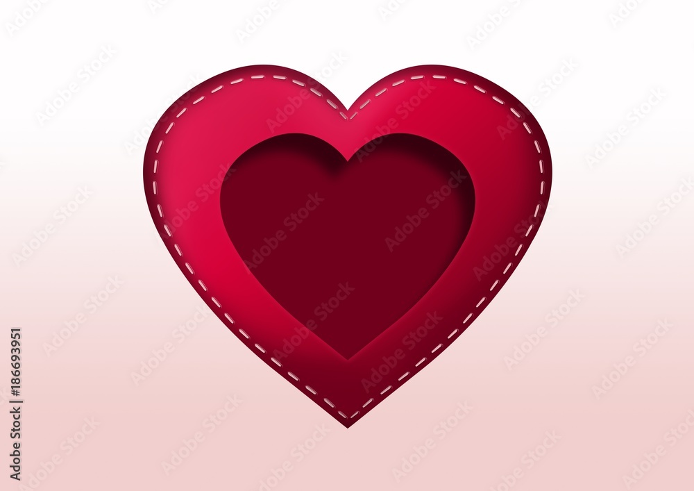 Valentines day design with hearts Valentines day design with hearts