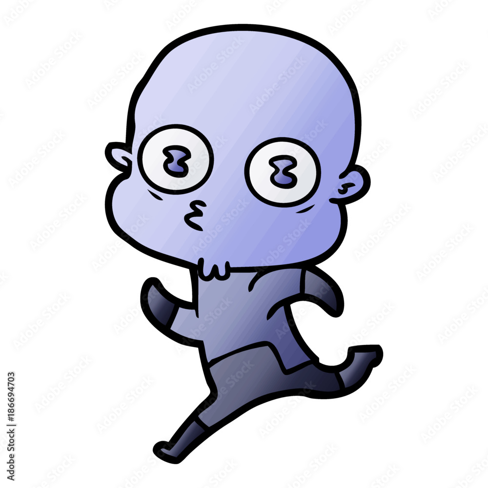 cartoon weird bald spaceman cartoon weird bald spaceman