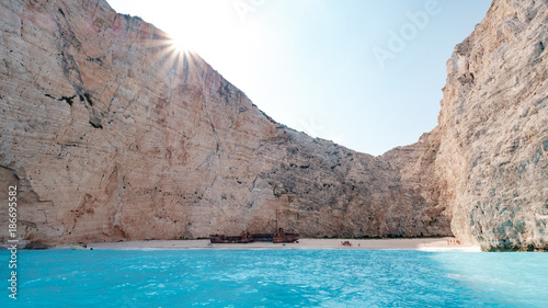 Shipwreck Beach, Zakinthos photo