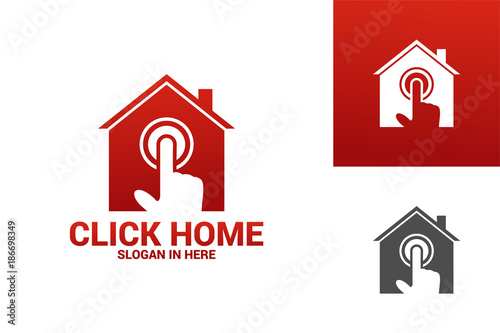 Click Home Logo Template Design