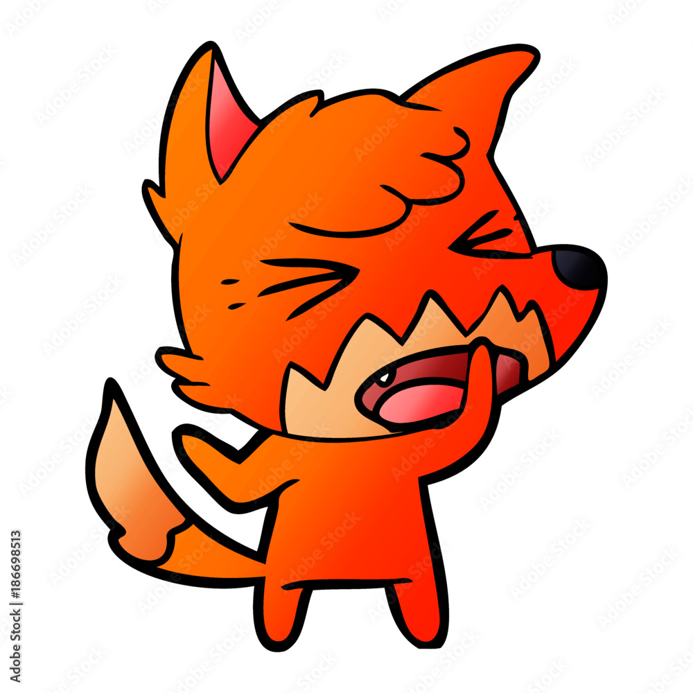 angry cartoon fox angry cartoon fox