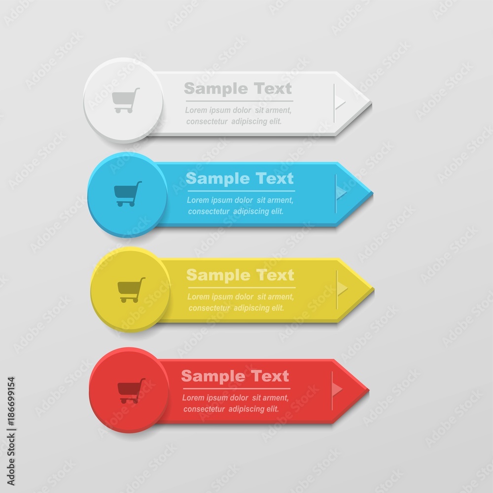 Button panel Infographics Button panel Infographics