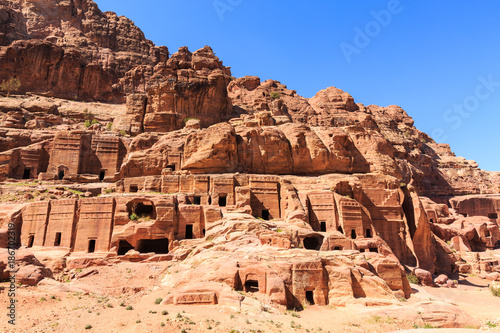 at Petra the ancient City  Al Khazneh in Jordan