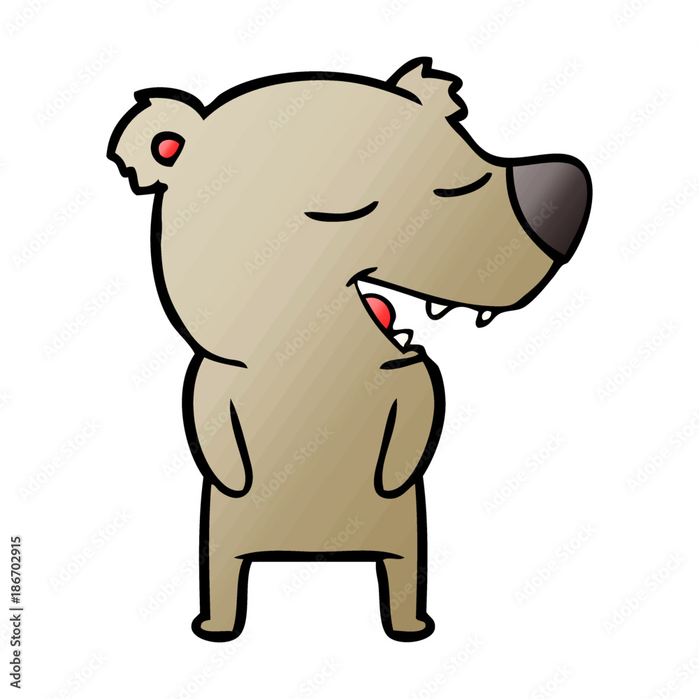 Obraz premium cartoon bear