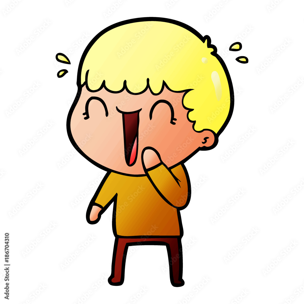 laughing cartoon man laughing cartoon man