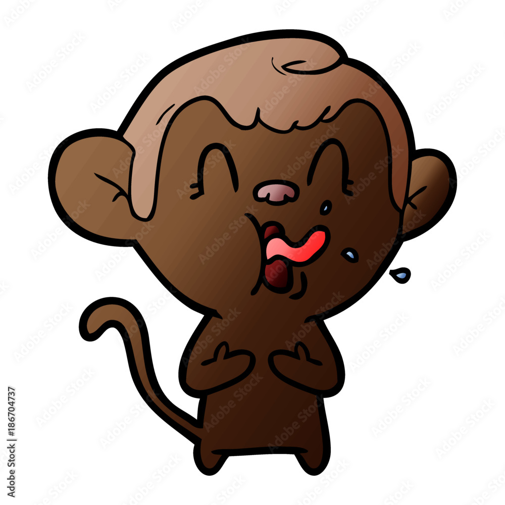 crazy cartoon monkey crazy cartoon monkey