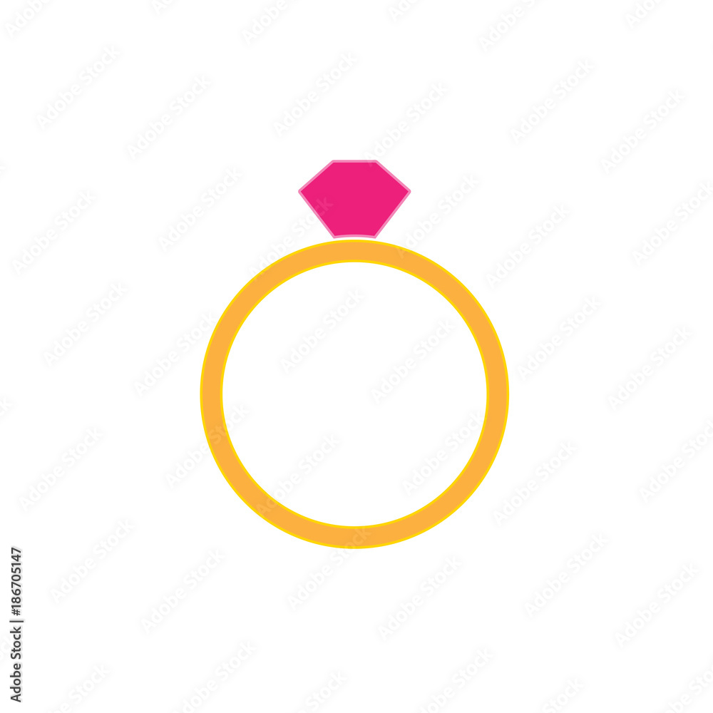 engagement gold ring icon- vector illustration engagement gold ring icon- vector illustration