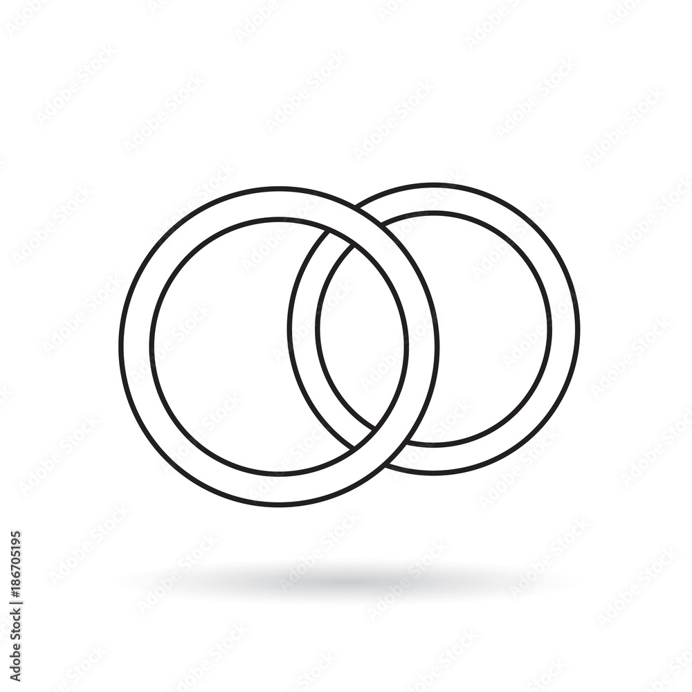 wedding rings icon- vector illustration wedding rings icon- vector illustration