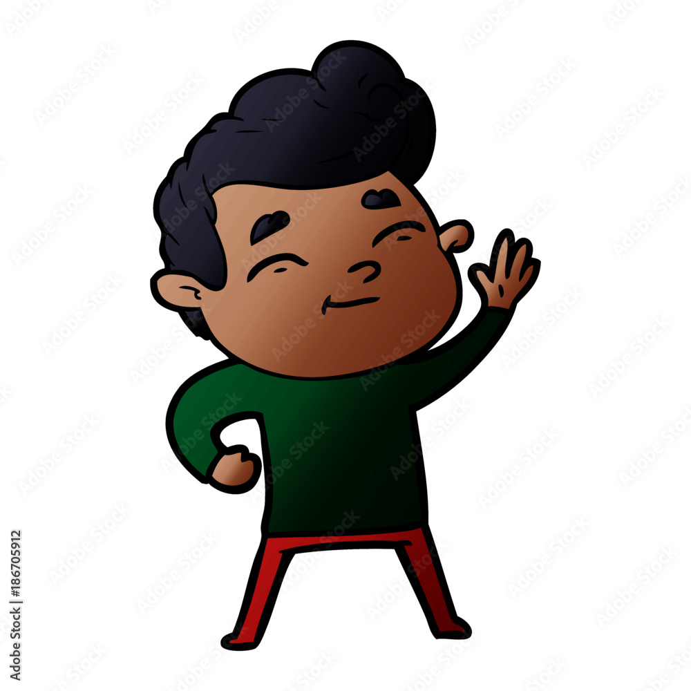 happy cartoon man happy cartoon man