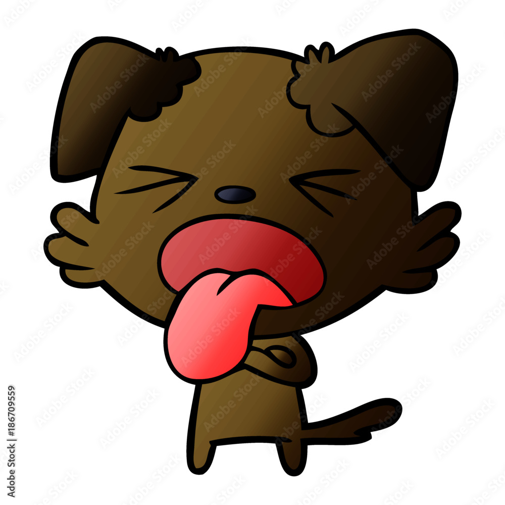 cartoon disgusted dog cartoon disgusted dog