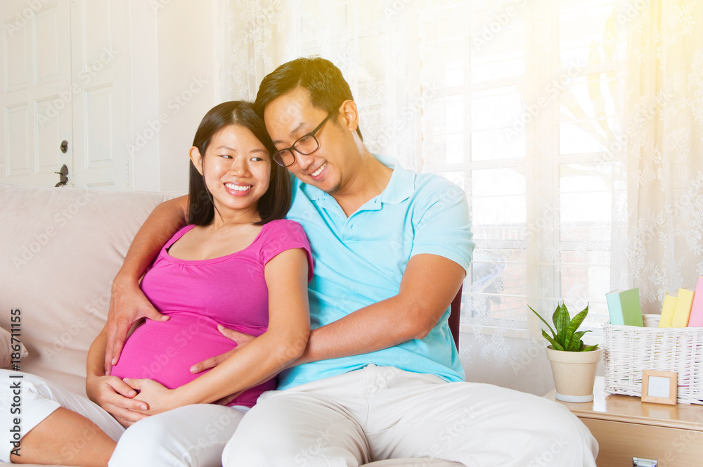 Asian couple