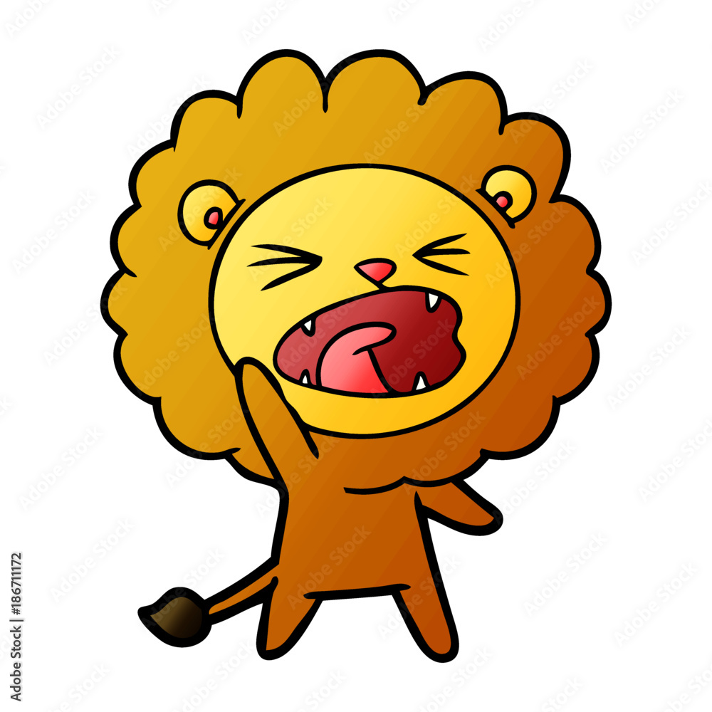 cartoon lion cartoon lion
