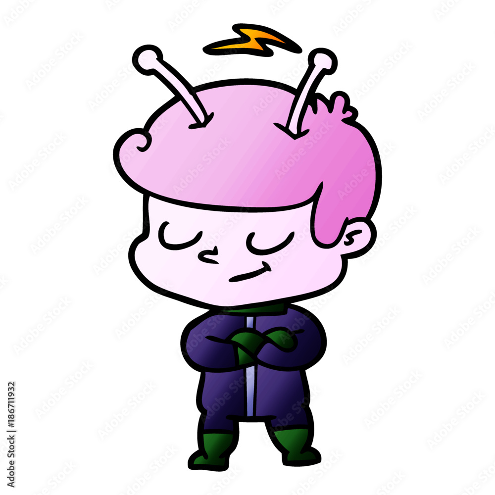 friendly cartoon spaceman friendly cartoon spaceman