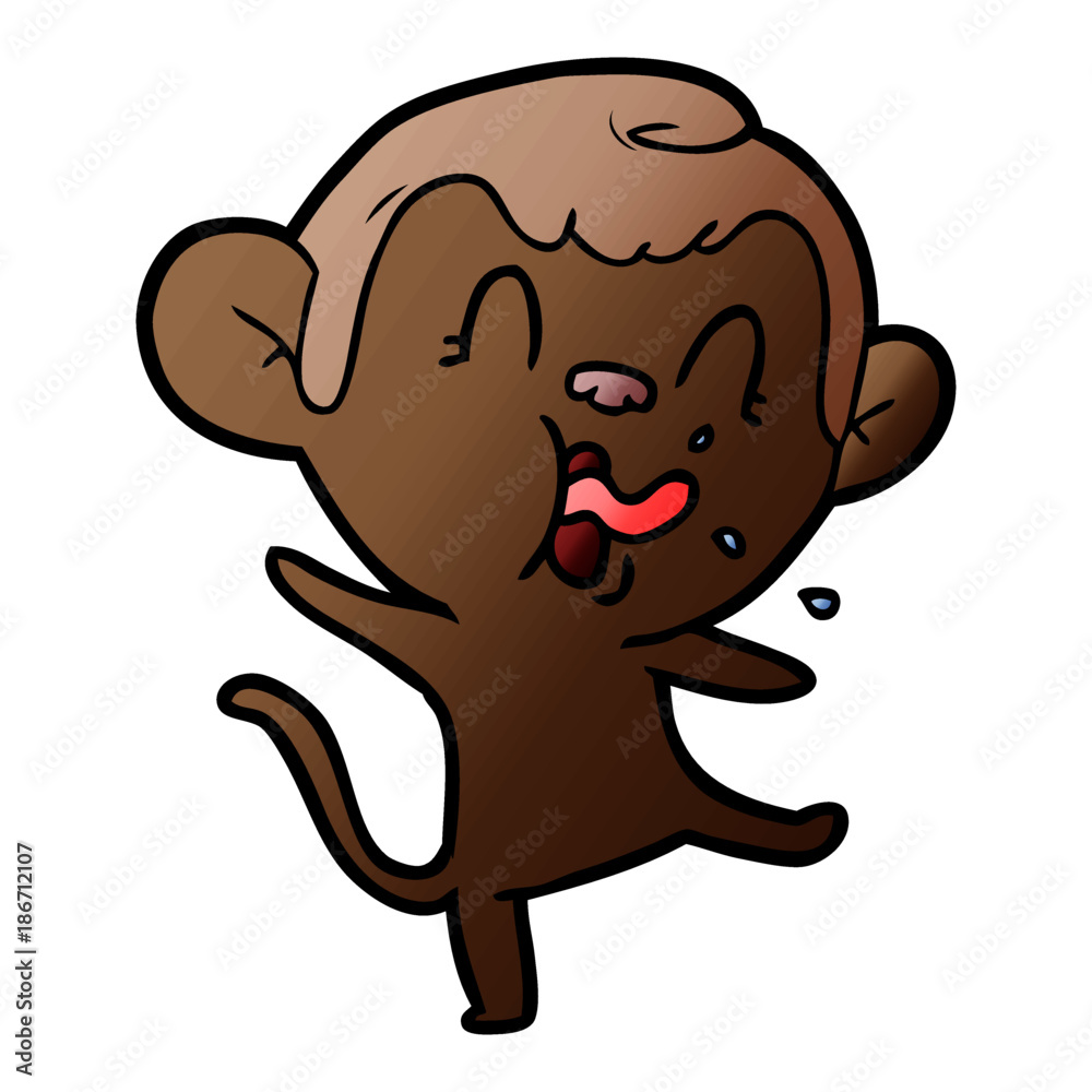 crazy cartoon monkey crazy cartoon monkey