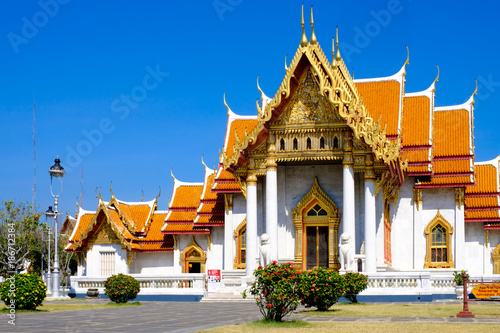 Wat Benchamabophit Dusitvanaram is a Buddhist temple in the Dusit district of Bangkok, Thailand. Also known as the marble temple, it is one of Bangkok's best-known temples