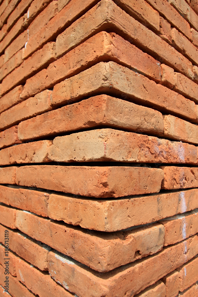 Background of brick wall texture. Background of brick wall texture.