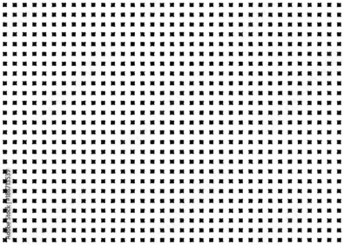 Square checkered seamless pattern. Quadratic geometric shape grunge dot
