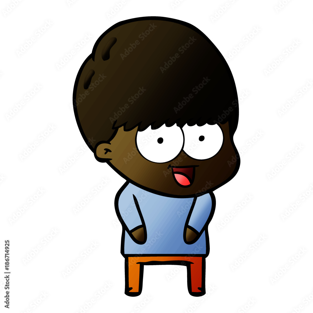 happy cartoon boy happy cartoon boy