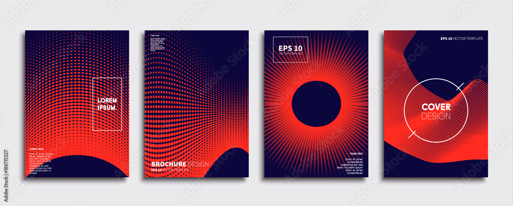 Minimal Vector cover designs. Future Poster template.