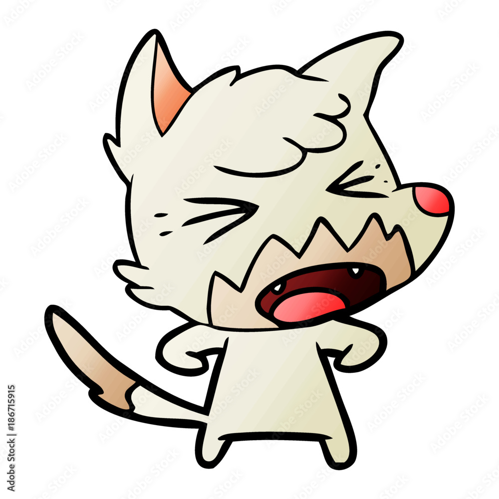 angry cartoon fox angry cartoon fox