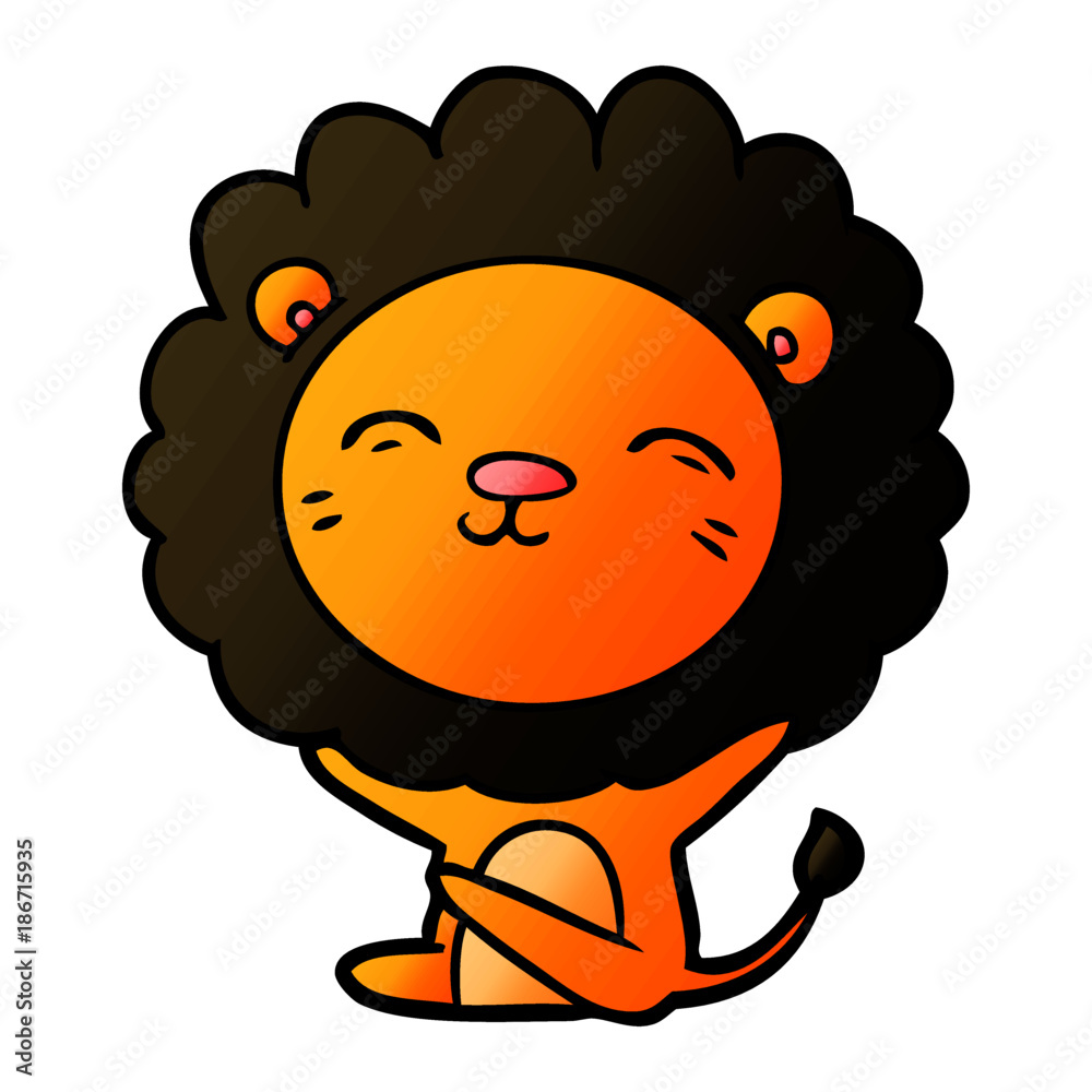 cartoon lion cartoon lion